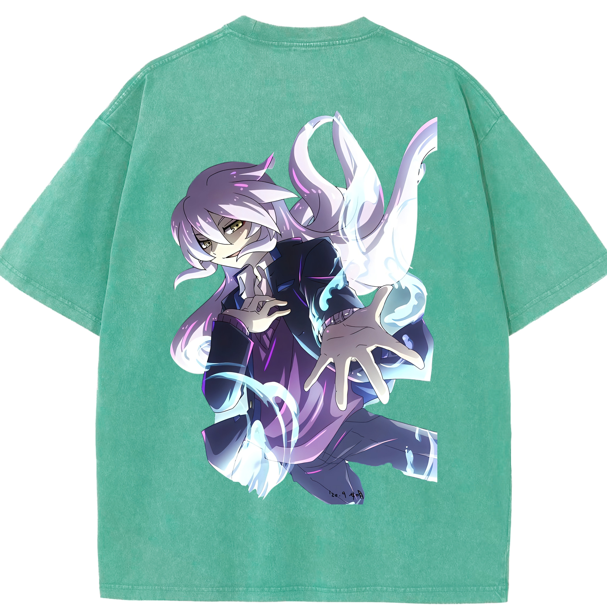 （画像用） 妖怪ウォッチ Yo-kai Watch 綿100% ヴィンテージ風 半袖Tシャツ（背面プリント）